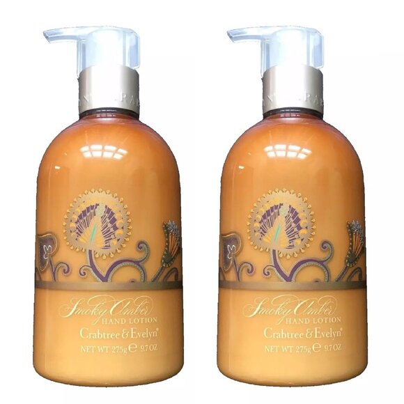 Crabtree & Evelyn Other - 2 brand new Crabtree & Evelyn Hand Lotion (9.3 fluid ounces) - SMOKY AMBER scent